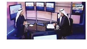 ناصر المري مع الإعلامي عبدالوهاب العيسى في برنامج «الطريق إلى المجلس»