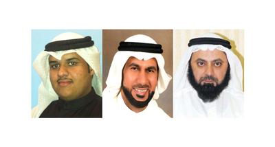 وليد الطبطبائي - المحامي جمال اليوسف -  المحامي يعقوب بهبود