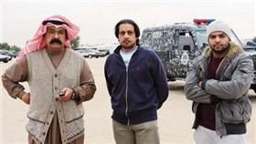 العميد محمود الطباخ مع الزميلين عبدالرزاق النجار وخالد العصيدان