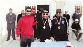 المسعد والعنزي وفرحة الفوز