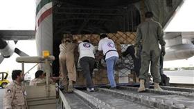 اقلاع طائرة كويتية محملة بالادوية والتمور الى قطاع غزة