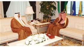 سمو نائب الأمير مستقبلاً الشيخ د. محمد الصباح