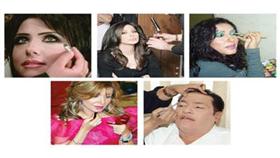 كواليس المكياج للفنانين والفنانات «يحطونه بأيدهم» أو بمساعدة المختصين