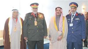 السفير ورئيس الأركان والملحق العسكري وجاسم الزياني