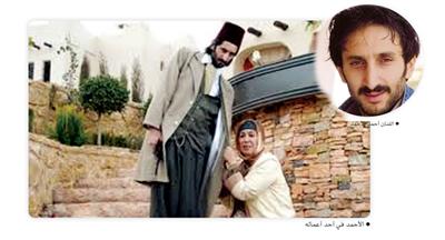 الفنان أحمد الأحمد - الأحمد في أحد أعماله