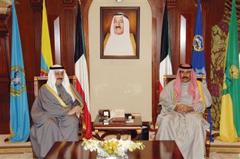 سمو ولي العهد مستقبلاً الشيخ أحمد الحمود