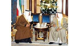 سمو الأمير مستقبلاً سمو رئيس الوزراء