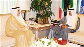 سمو ولي العهد مستقبلا الشيخ أحمد الحمود