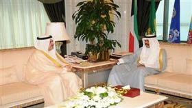 سمو ولي العهد مستقبلا الشيخ أحمد الحمود