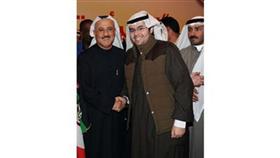 الفضل يتلقى تهنئة من الزميل حسين عاشور