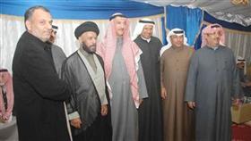 ومع عدد من المهنئين