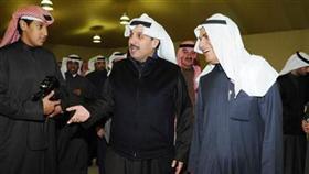 السعدون ووزير الاعلام حمد جابر العلي