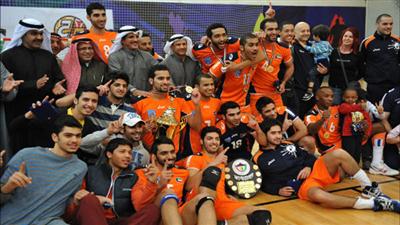 كاظمة بطل كأس اتحاد الطائرة