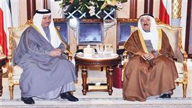 سمو الأمير مستقبلا سمو رئيس الوزراء