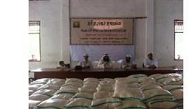 جانب من المساعدات الكويتية