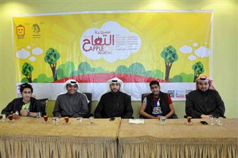 عمار الكندري وفهد الرويشد خلال المؤتمر الصحافي