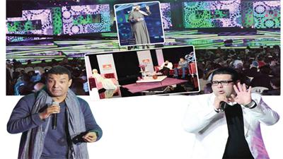 هشام الجخ وعمرو قطامش ألهبا حماس جمهور «ليالي فبراير»