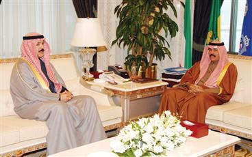 سمو ولي العهد مستقبلا الشيخ محمد الخالد