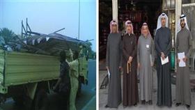طلال العلي يتوسط فريق الحملة