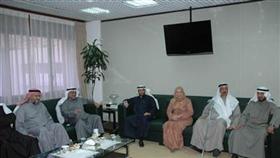 الشهاب اثناء استقباله المهنئين