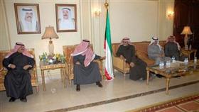 جانب من المهنئين وبينهم خالد الجارالله