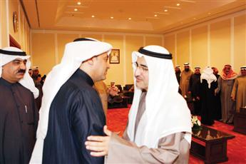 سالم الاذينة وعبدالعزيز الابراهيم التقيا في وزارة الكهرباء