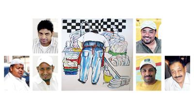 رجال في المطبخ يقدمون لقراء الوطن وصفات غذائية مبتكرة