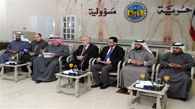 وفد الاتحاد الاورومتوسطي في جمعية الصحافيين