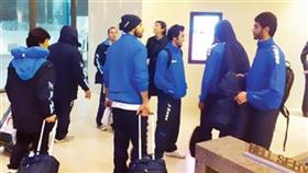 الأزرق يتدرب على الاراضي الكورية