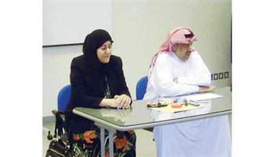 الدكتور عباس الشمري وفوزية معرفي