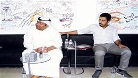 الزميل القبندي خلال الجلسة