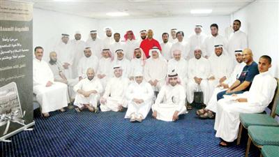 جانب من المشاركين في العمرة