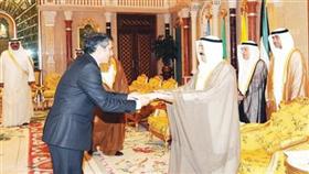 سموه يتسلم أوراق اعتماد السفير التركي