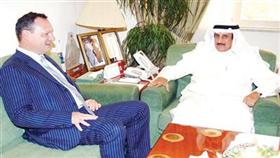 ابراهيم الدعيج ودّع سفير النمسا