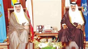 سموه يستقبل الشيخ أحمد الحمود