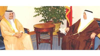 محمد آل خليفة: الكويت داعم دائم للبحرين في كل القضايا