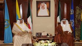 سموه يستقبل الشيخ صباح الخالد