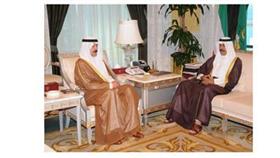 سموه يستقبل الشيخ محمد الخالد