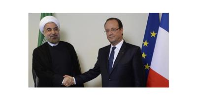 هولاند: ننتظر تحول نهج روحاني إلى أفعال