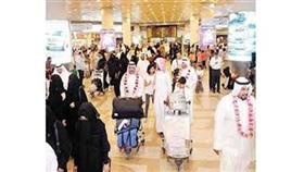 وفد منتسبي بعثة حج الجيش الكويتي عاد إلى البلاد