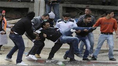 جرحى فلسطينيون في مواجهات مع الجيش الإسرائيلي