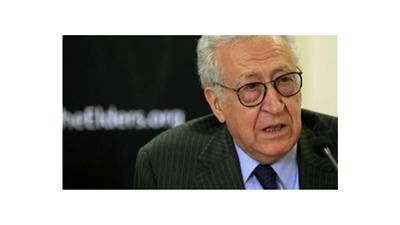 الابراهيمي يقول ان الاسد يمكن ان يساهم في المرحلة الانتقالية دون ان يقودها بنفسه