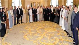 سمو رئيس الوزراء أثناء استقباله الوفود الصحافية