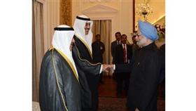 رئيس الوزراء الهندي مستقبلا صباح الخالد