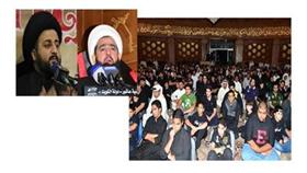 جانب من الحضور في حسينية أحمد عاشور - مهدي النواب - عبدالرضا معاش