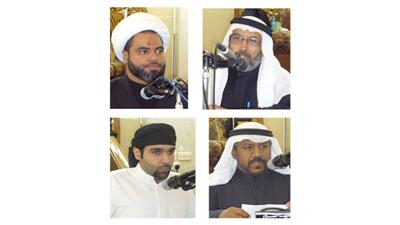 داود السلمان - الشيخ راضي السلمان - عطية الحداد - الشاعر حسين العندليب