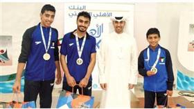 «الأهلي» يقدم جائزة «أفضل لاعب» في بطولة الخليج للسباحة للأحواض القصيرة
