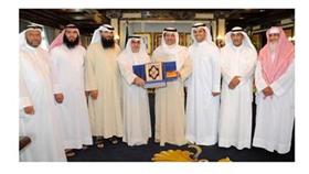 سمو رئيس الوزراء أثناء استقباله رئيس وأعضاء مجلس إدارة النادي الكويتي الرياضي للصم