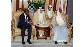 صاحب السمو يستقبل رئيس وزراء سانت كيتس ونيفس