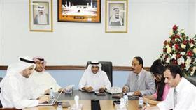 ياسر الحاي اثناء المؤتمر الصحافي